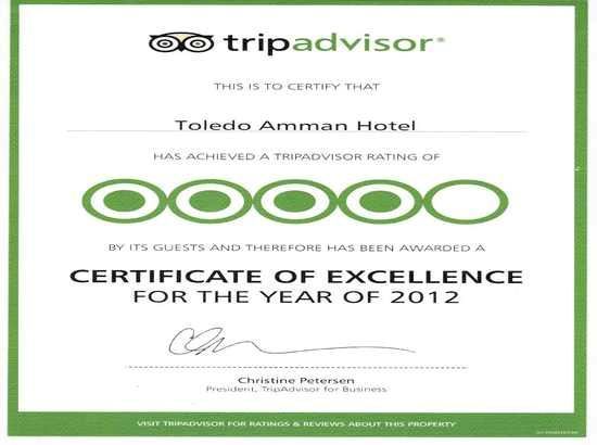 Tripadvisor Winner 2012