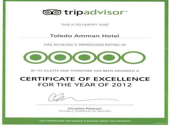 Tripadvisor Winner 2012